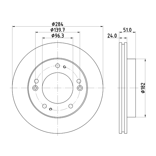 8DD 355 107-381 - Brake Disc 