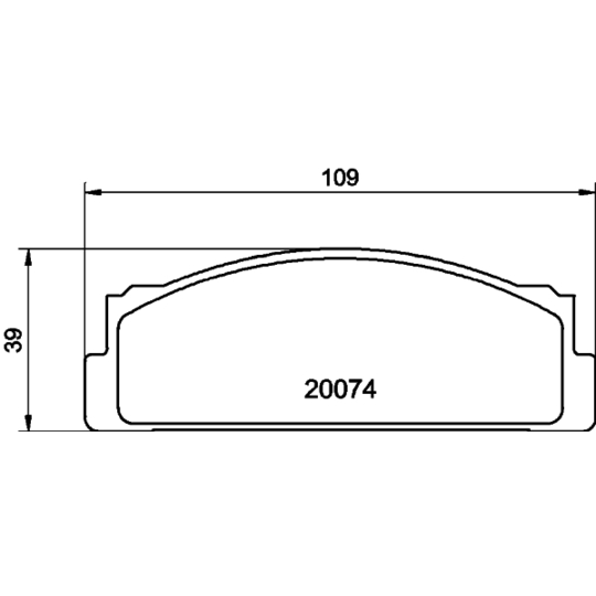 8DB 355 007-101 - Brake Pad Set, disc brake 