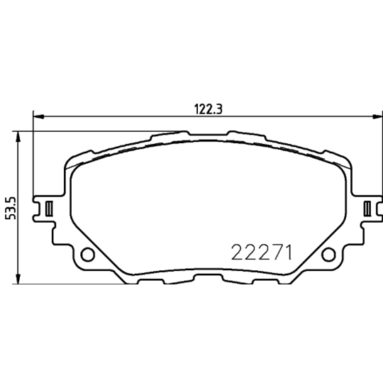 8DB 355 024-821 - Piduriklotsi komplekt,ketaspidur 