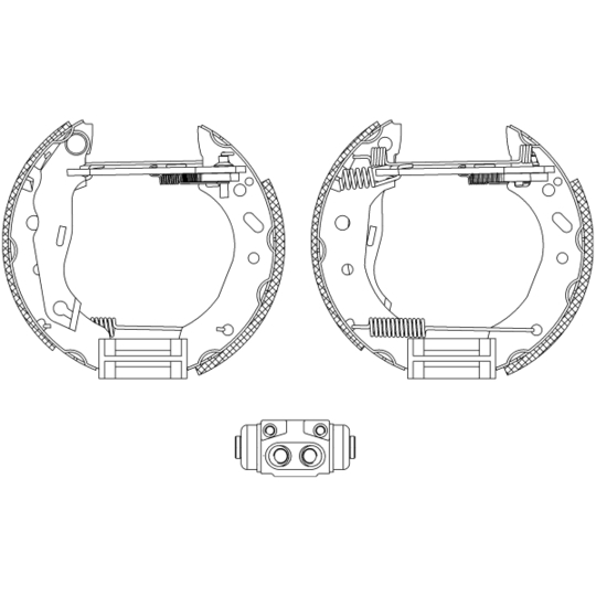 8DB 355 004-441 - Bromsbackar, sats 