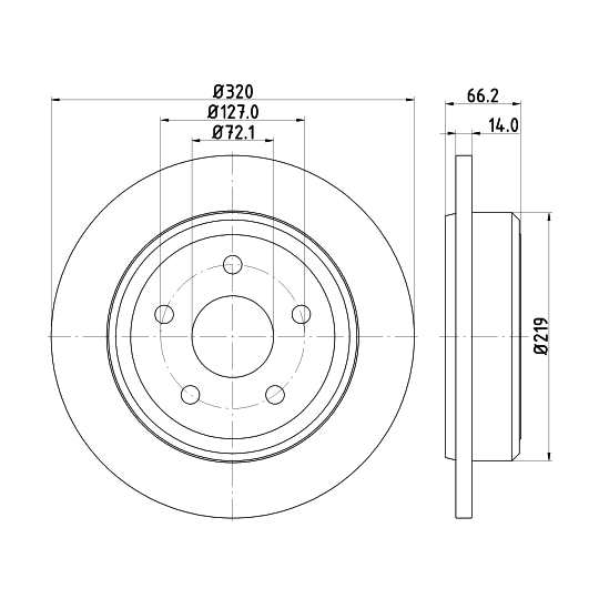 8DD 355 115-501 - Brake Disc 