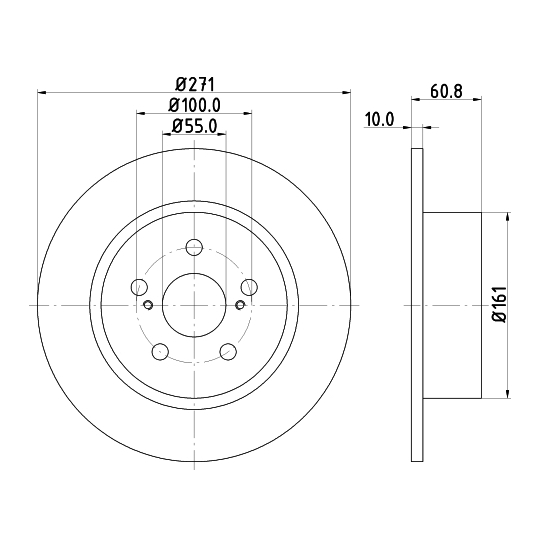 8DD 355 110-551 - Brake Disc 