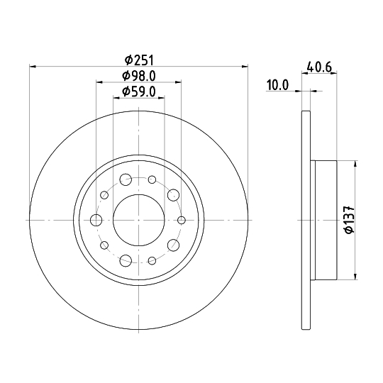 8DD 355 118-071 - Brake Disc 