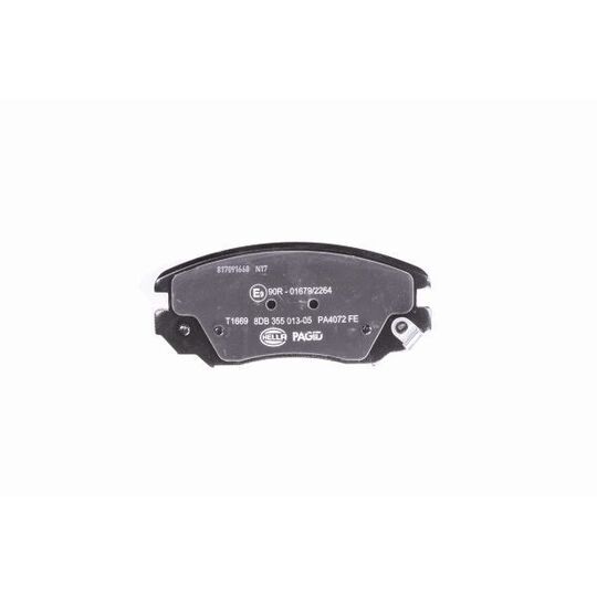 8DB 355 013-051 - Brake Pad Set, disc brake 