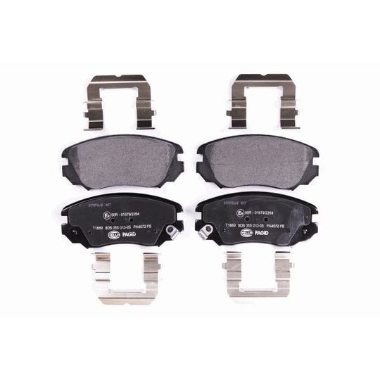 8DB 355 013-051 - Brake Pad Set, disc brake 