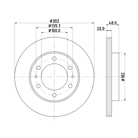 8DD 355 105-191 - Bromsskiva 