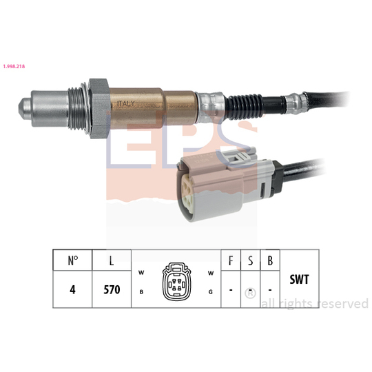 1.998.218 - Lambda Sensor 