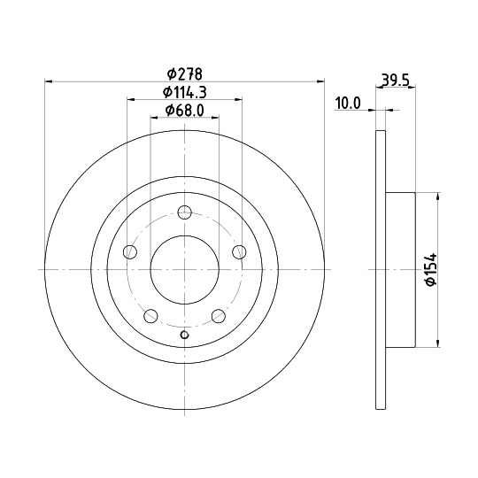 8DD 355 119-391 - Brake Disc 