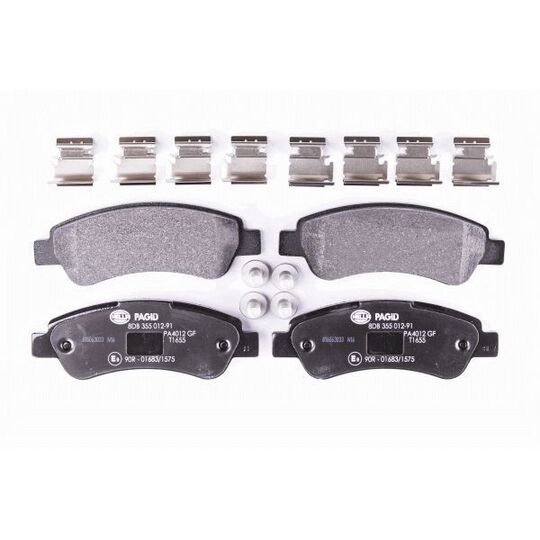 8DB 355 012-911 - Brake Pad Set, disc brake 