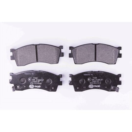 8DB 355 010-251 - Brake Pad Set, disc brake 