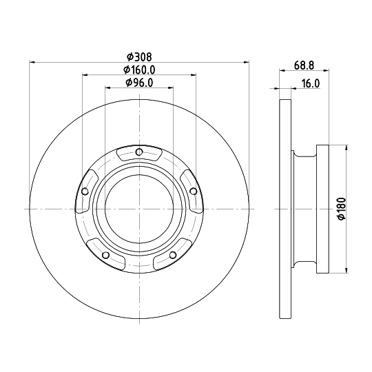 8DD 355 122-761 - Brake Disc 