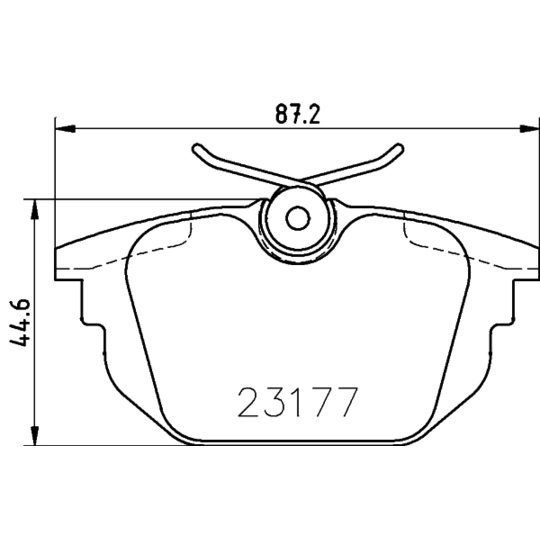 8DB 355 018-371 - Brake Pad Set, disc brake 