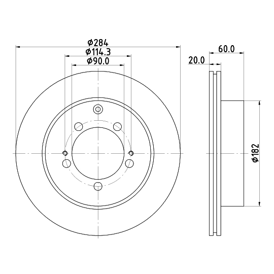 8DD 355 111-491 - Brake Disc 