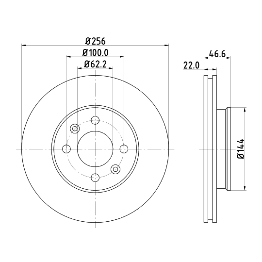 8DD 355 119-011 - Brake Disc 