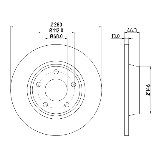 8DD 355 104-171 - Jarrulevy 