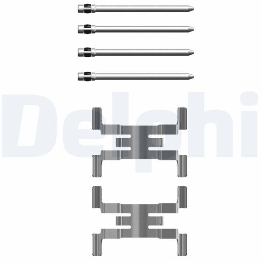 LX0751 - Accessory Kit, disc brake pad 