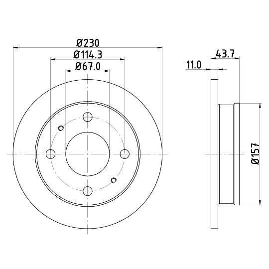 8DD 355 107-171 - Brake Disc 