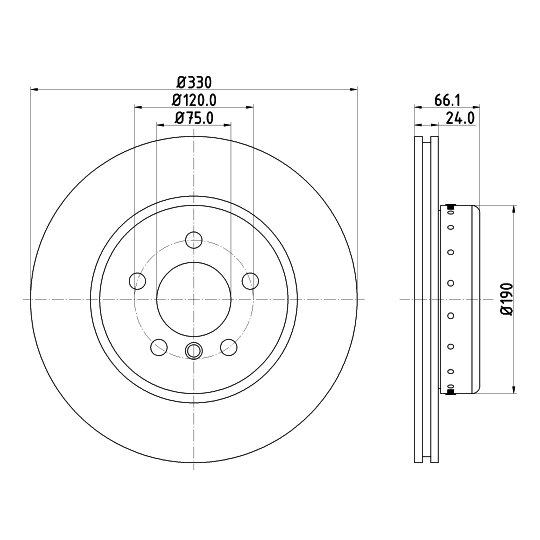 8DD 355 120-661 - Brake Disc 