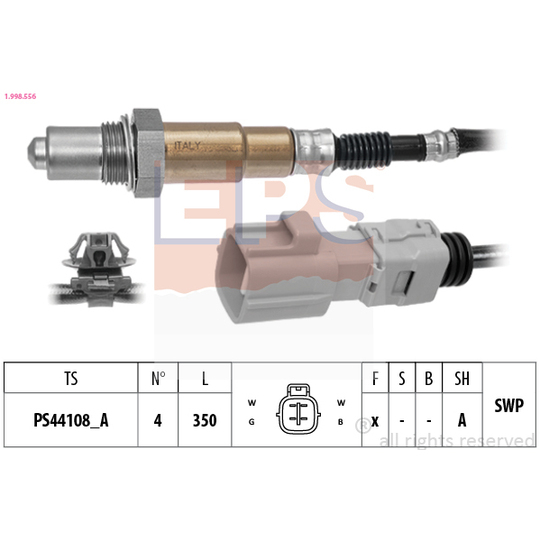 1.998.556 - Lambda Sensor 