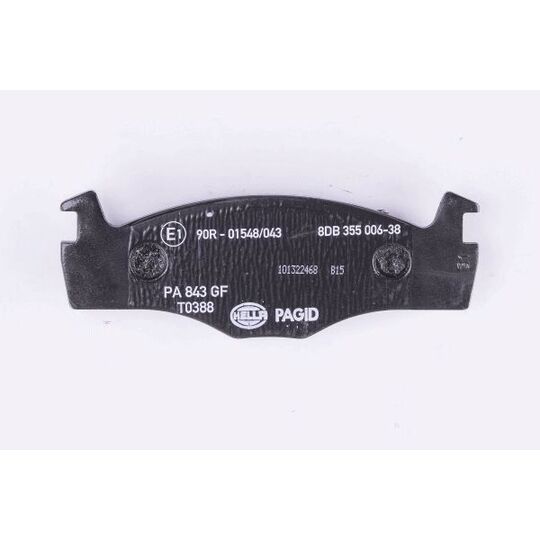 8DB 355 006-381 - Brake Pad Set, disc brake 