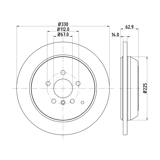 8DD 355 113-211 - Brake Disc 