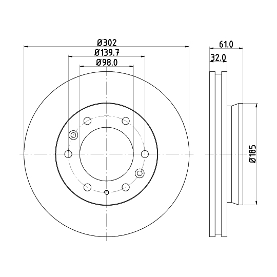 8DD 355 119-211 - Brake Disc 