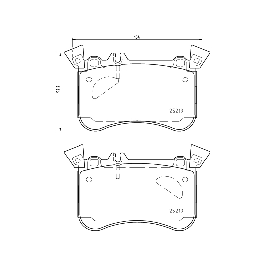 8DB 355 021-771 - Brake Pad Set, disc brake 