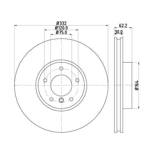 8DD 355 129-291 - Brake Disc 