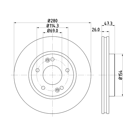 8DD 355 120-141 - Bromsskiva 