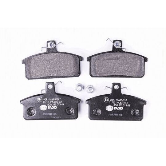 8DB 355 013-451 - Brake Pad Set, disc brake 