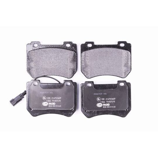 8DB 355 014-651 - Brake Pad Set, disc brake 