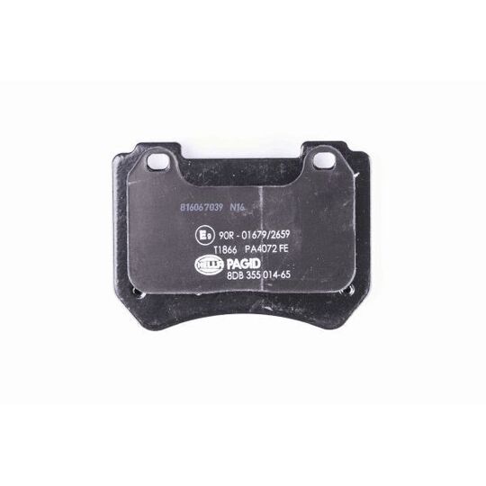 8DB 355 014-651 - Brake Pad Set, disc brake 