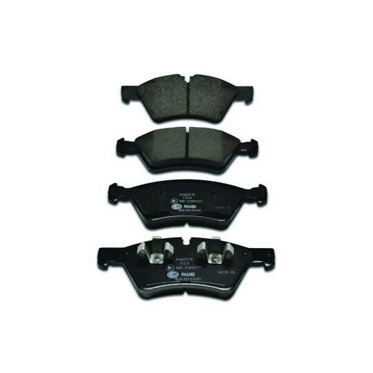 8DB 355 012-011 - Brake Pad Set, disc brake 