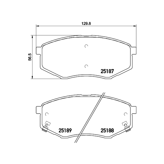 8DB 355 019-791 - Brake Pad Set, disc brake 