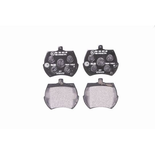 8DB 355 007-081 - Brake Pad Set, disc brake 