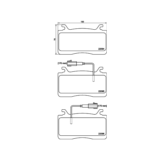 8DB 355 039-301 - Piduriklotsi komplekt,ketaspidur 