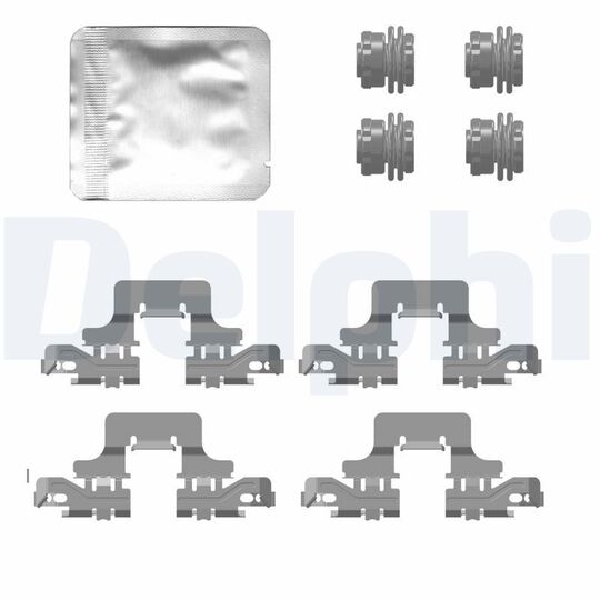 LX0776 - Accessory Kit, disc brake pad 