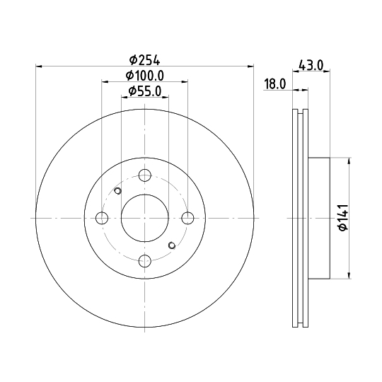 8DD 355 108-721 - Brake Disc 