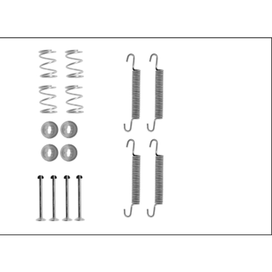 8DZ 355 206-141 - Accessory Kit, parking brake shoes 