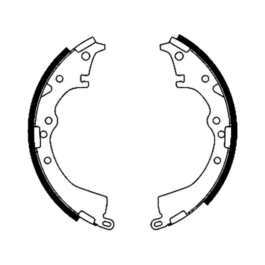 8DB 355 002-031 - Brake Shoe Set 