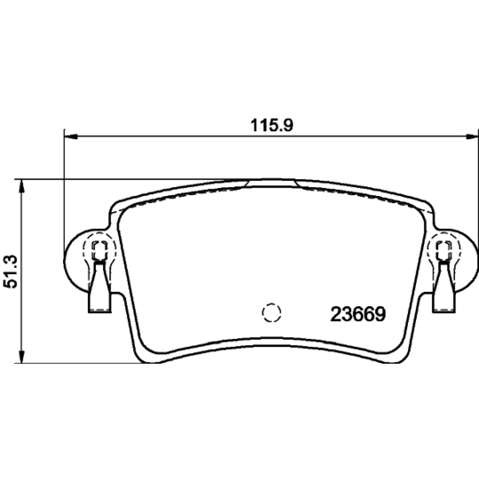 8DB 355 009-421 - Piduriklotsi komplekt,ketaspidur 