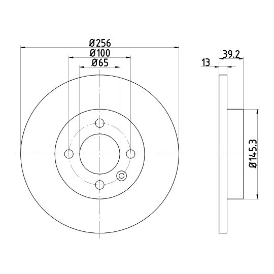 8DD 355 101-641 - Brake Disc 