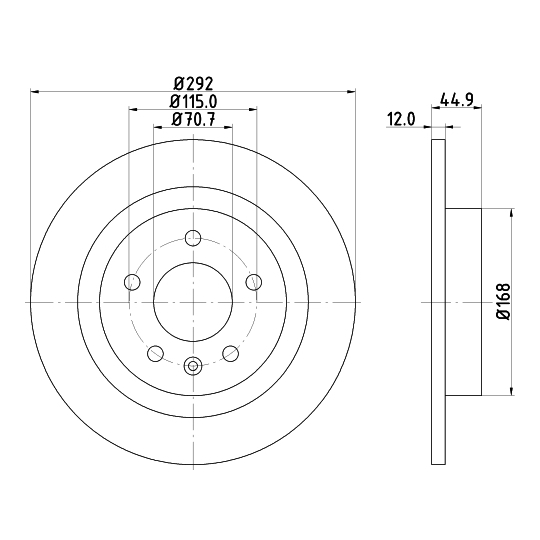 8DD 355 116-601 - Brake Disc 