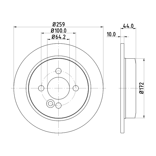 8DD 355 115-261 - Brake Disc 