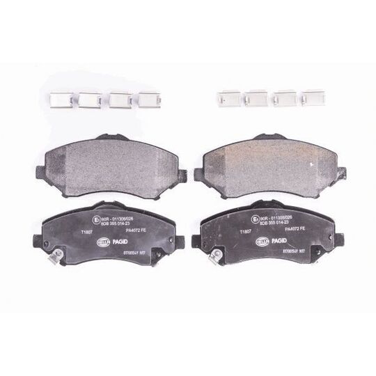 8DB 355 014-231 - Brake Pad Set, disc brake 