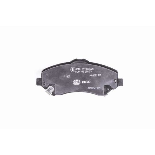 8DB 355 014-231 - Brake Pad Set, disc brake 