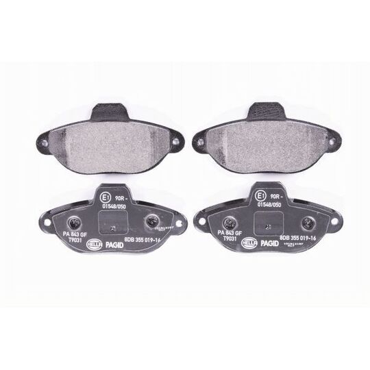 8DB 355 019-161 - Brake Pad Set, disc brake 