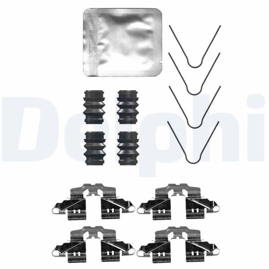 LX0734 - Accessory Kit, disc brake pad 