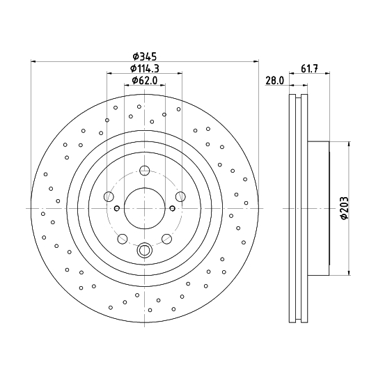 8DD 355 116-511 - Brake Disc 