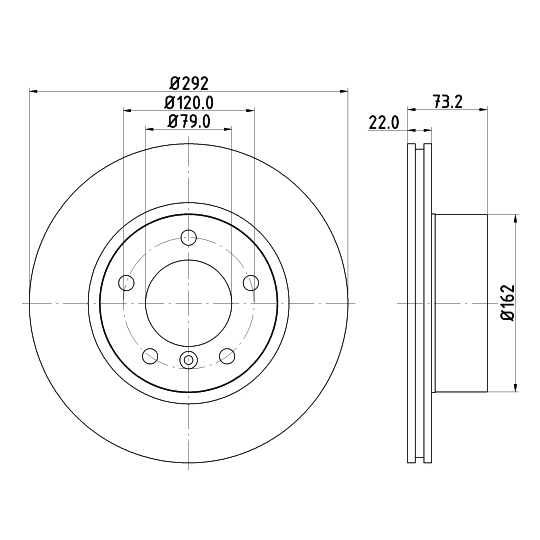 8DD 355 111-241 - Brake Disc 